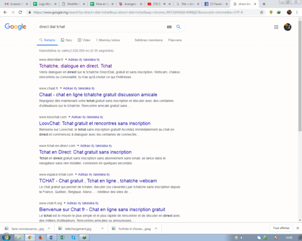 inconvénient directdial