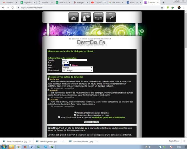 Le site de rencontre Directdial